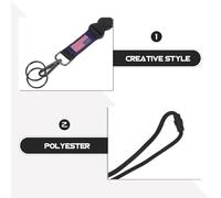 TOPBATHY Lanière Tour de Cou Américaine Lourde Polyester avec Drapeau Usa Tour de Cou Détachable Confortable pour Badges et Clés Design pour Usage Professionnel