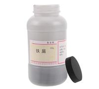 TOPBATHY Limaille de Fer à Champ Magnétique Poudre de Fer Noir Bouteille Blanche à Forme Aléatoire pour Cours de Physique au Collège Lycée Démonstrations de Champ Magnétique