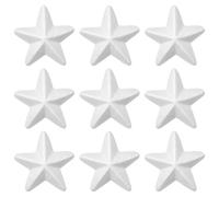 TOPBATHY Lot 30 ÉToiles en Mousse 8 Cm Blanches pour Bricolage DéCoration De NoëL Artisanat CréAtif ModéLisation Et DéCoration De Table