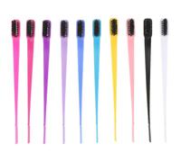 TOPBATHY Lot de 10 Brosses et Peignes à Sourcils Multi-Usages Brosse à Sourcils à Double Pointe Peigne de Maquillage en Plastique Taille Petite Couleur Mixte Outil pour Maquillage et