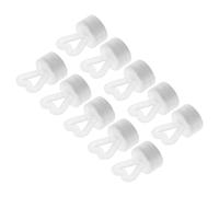 TOPBATHY Lot de 10 Poids Suspendus en Plastique Forme Cœur pour Ballons, Base Magnétique Stable, Couleur Rouge, Légers et Réutilisables, Poids D’ancrage pour Décoration de Mariage