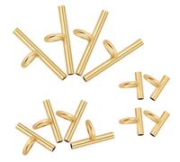 TOPBATHY Lot de 12 Adaptateurs Broche-Pendentif en Laiton Doré Convertisseurs Bijoux DIY 4 Pièces 8 Mm 4 Pièces 13 Mm Accessoire Fabrication Bijoux Polyvalent pour Création
