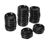 TOPBATHY Lot De 12 Supports Décoratifs Pour Boules De Cristal 2,5 Cm, Base Creuse De Courge Noire, Support Polyvalent Pour Objets D’art, Présentoir Intérieur Pour Décoration Maison