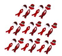 TOPBATHY Lot de 16 Foulards De Noël pour Bouteille De Vin Décoration Créative pour Hôtel Robe pour Bouteille De Vin