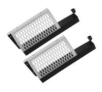 TOPBATHY Lot de 2 Boîtes de Récupération de Balles de Foot Noir Spray Argenté Petit Format Accessoire Compatible pour Foot Porte-Buts Filet de Remplacement pour Jeux D’Arcade et