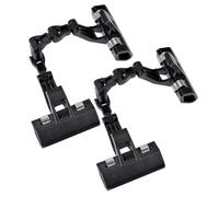 TOPBATHY Lot de 2 Pinces à Dessin Rotatives Double Face pour Planche à Croquis Supports D’Atelier Flexibles et Légers Maintien Stable pour Carnets et Tableaux Usage Intérieur et