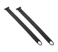 TOPBATHY Lot de 2 Sangles en Caoutchouc Réglables Noires pour Fixation Porte-Vélos de Toit, Maintien Sécurisé des Roues pour VTT et Vélos de Route, Sangle de Fixation Pratique et