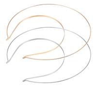 TOPBATHY Lot de 2 Serrage-Têtes Double Couronne en Alliage Doré et Argenté Accessoires de Mariage Antirouille et Hypoallergéniques Fixation Antidérapante pour Fête Bal Anniversaire et