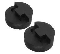 TOPBATHY Lot de 2 Sourdines Noires pour Violon Accessoire D’Entraînement Silencieux du Bruit pour Pratique en Appartement Compatible Plupart des Violons Matériau Solide
