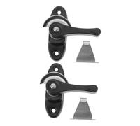 TOPBATHY Lot De 2 Verrous De Fenêtre en Acier Inoxydable - Loquet De Sécurité pour Porte - Installation Facile Ajustement Universel