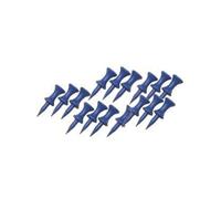 TOPBATHY Lot de 20 Tees de Golf Castle 37 Mm en Plastique Abs Bleu Léger pour Amateurs de Golf
