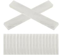 TOPBATHY Lot de 21 Marqueurs en Stéatite Blancs Craie Plate 68X8X42 MM Recharge pour Marquage Soudeur et Carrelage Acier Outil Professionnel pour Métallurgie et Construction