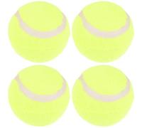 TOPBATHY Lot de 4 Balles en Caoutchouc pour Chiens, à Mâcher Sûr et Résistant, pour Entraînement et Divertissement des Chiens Moyens et Grands Couleur Aléatoire