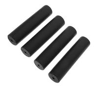TOPBATHY Lot de 4 Housses pour Haltères Antidérapantes en Matériau Élastique, 13 X 3 Cm, Poignées de Fixation pour Barres de Traction et Levage, Protège-Mains Confortables pour