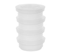TOPBATHY Lot de 4 Set de Bouchons à Vis en Plastique Joint Étanche pour Seau 200 Litres, Diamètre Intérieur 52 Mm, Extérieur 63 Mm, Bouchons Anti-déversement pour Usage Industriel
