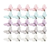 TOPBATHY Lot de 40 Pinces à Cheveux en Cristal Petites Barrettes Transparentes Bleues Violettes Roses et Grises Accessoires Légers pour Coiffure Féminine et Quotidienne