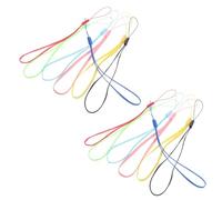 TOPBATHY Lot de 50 Dragonnes Porte-clés en Nylon et Plastique, Structure Solide et Confortable à Porter, pour Badges et Clés USB Couleur Aléatoire