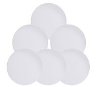 TOPBATHY Lot de 6 Abat-jours Diffuseurs en Plastique Anti-éblouissement pour Plafonniers et Spots, Diamètre 59 Mm, Diffuseur Lumière Doux pour Lampe Chambre Cuisine, Accessoire Luminaire