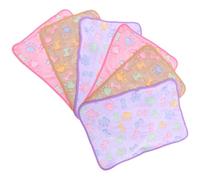 TOPBATHY Lot de 6 Couvertures en Flanelle pour Petits Animaux, Tapis Doux et Chaud pour Cage, Lavables et Adaptés aux Cobayes et Autres Animaux de Compagnie