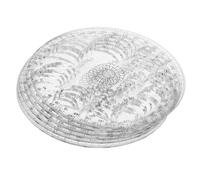 TOPBATHY Lot de 6 Rapporteurs Ronds à 360 Degrés Règle de Mesure Circulaire Transparente Blanche 115 CM Outil de Dessin Multifonction pour Étudiants et Bureau Matériel Pédagogique de