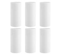 TOPBATHY Lot de 6 Tubes de Déodorant Vides 15 Ml Blancs, Applicateurs Rotatifs Rechargeables à Remplissage Bas, Contenants Plastiques Hermétiques pour Crème Solide, Stick Anti-transpirant