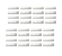 TOPBATHY Lot de 80 Lames de Rasoir pour Sourcils Outil de Mise Précis Petite Taille Légère en Matériau Dur Accessoire Cosmétique Pratique pour Maquillage et Toilettage des Sourcils