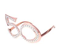 TOPBATHY lunettes d'âge décorations de fête du vive les 50 ans cadeaux de mariée le cadeau accessoire de lunettes numérotées accessoire de lunettes de fête Mode accessoires vêtements PC