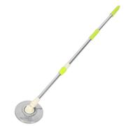 TOPBATHY Manche de Balai Rotatif pour Vadrouille, 121 cm | tige ajustable, poignée plastique, tête ronde, format léger, usage sol intérieur