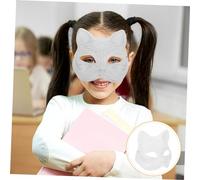 TOPBATHY Masque à Peindre Chat Diy Masque à Décorer pour Accessoires de Mascarade pour Halloween Fournitures Art