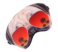 TOPBATHY Masque De Sommeil 3d Husky Cache-yeux De Voyage En Calicot Léger Lavable Anti-lumière Pour Sommeil Profond Intérieur Bureau Camping Unisexe