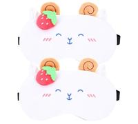 TOPBATHY Masques de Sommeil Confortables et Ajustables en Velours Lot de 2 Plusieurs styles pour Femmes et Adultes, Repos Voyages Plusieurs styles