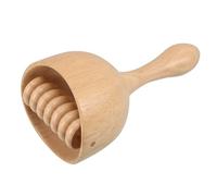 TOPBATHY Masseur Ventouses Bois Tasse Suédoise avec Ergonomique Massage Manuel Portable pour Relaxation Musculaire et Outil Bois Thérapie Corps