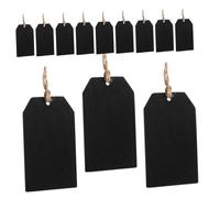 TOPBATHY Mini-étiquettes Tableau Noir Polyvalentes 32 Pièces pour Chaussettes Paniers Bouteilles Écriture Recto Verso Robuste