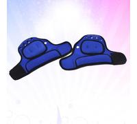 TOPBATHY Moufles Lestés de Musculation sans Doigts 1 Kg Bleu Moufles d'Entraînement Lestés pour Fitness Marche et Jogging Maintien à Bande Auto-agrippante au Poignet Respirants et
