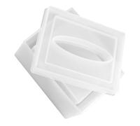 TOPBATHY Moule à Mouchoirs DIY en Silicone pour Résine, Boîte Créative | Blanc, Pratique et Robuste, Usage Familial ou Entre Amis, pour Loisirs Créatifs