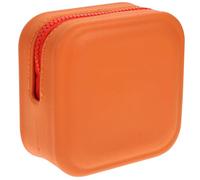 TOPBATHY Organisateur de Câbles Électronique EVA Orange pour Bureau et | Rangement Compact, Fermeture Éclair Lisse, Accès Facile, pour Écouteurs et Accessoires, Usage Quotidien