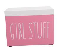 TOPBATHY Organisateur de Maquillage Bois avec Couvercle Boîte de Rangement pour Salle de Bain Multi-Compartiments pour Produits de Toilette