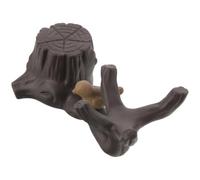 TOPBATHY Ornement Tea Pet en Argile Violette, Décoration de Bureau Compacte