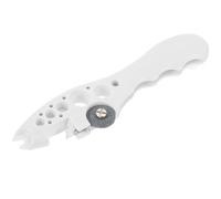 TOPBATHY Ouvre-ampoule Multifonction en Abs Blanc, Briseur de Flacon Médical Compact et Léger, Outil Pratique pour Usage Infirmier et Pharmacie