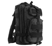 TOPBATHY Paquet à Dos Camouflage Militaire 20-35l, Rentree Scolaire, Noir
