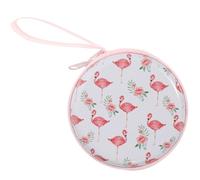 TOPBATHY Paquet de Rangement pour Huiles Essentielles 6 Compartiments Pochette Compacte Ronde pour Flacons Roll-on 1Ml et 2Ml Matériau Solide Résistant aux Chocs pour Voyage