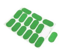 TOPBATHY Patch Autocollant de Réparation Vert pour Table de Billard Accessoire Adhésif pour Tapis Patch de Marqueur Ovale Compatible Tables de Billard Américain Snooker et Français