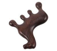 TOPBATHY Peigne de Massage en Bois de Santal Petit Masseur de Cuir Chevelu à Dents Larges, Peigne Méridien Chinois pour Massage Anti-stress et Stimulation des Points D’acupuncture, Outil