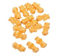 TOPBATHY Perles d'Espacement Pixiu en Alliage Doré 15 Pcs Perles Amulette Feng Shui 3D à Grand Trou pour Bracelets et Colliers DIY Apprêts Bijoux Symboliques Création Artisanale