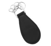 TOPBATHY Petit Chausse-pied Porte-clés Pu Noir, Outil Léger pour Chaussures | Design Multifonction, Protège la Surface, Format Portable, pour Chaussures Décontractées et Chaussures