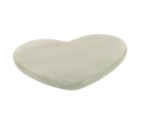 TOPBATHY Pierre de Gua Sha en Jade Naturel, Outil de Sculpture Visage Facile à Utiliser pour Massage Apaisant Visage Cou, Design Élégant