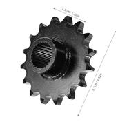 TOPBATHY Pignon de Chaîne Dents pour Transmission Précise Compatible Quad et Kart Améliore et Durabilité