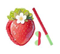 TOPBATHY Pinata aux Décoration de fête d'anniversaire 3e jeux alimentaires de Cinco de Mayo accessoires photo fraise Jeux de pinata aux yeux bandés cinco de Mayo Papier rouge