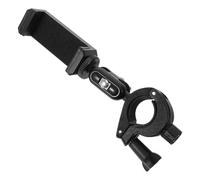 TOPBATHY Pince pour Téléphone Trompette en Plastique Noir Rotation 360° pour Vue Ajustable, Légère et Compatible Tube 15-31mm, pour Répétitions de Groupe et Concerts en Plein Air