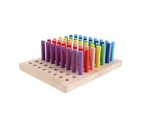 TOPBATHY Planche de Rééducation Main en Bois pour Motricité Fine Résistance Réglable, Adaptée aux Garçons et Filles et Patients Accidentés pour Usage Quotidien et Bureau